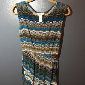Multi-colored women’s biz or casual dress